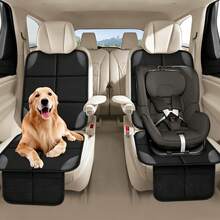 2pcs Car Seat Protector Pads, Fits All Car Seats, Large Size Car Seat Cushions, Waterproof 600D Fabric, With 2 Storage Pockets, Universal Size - Multicolor - View 4