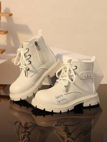 Children's Boots, New Style Single Lining Anti-Slip Casual Boots - Beige - View 5