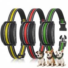 For 3 Dogs Dog Bark Collar , Barking Collars With 5 Adjustable Levels Of Sensitivity,Rechargeability Dog Training Collar,Bark Training Collar With Beeping And Electroshock, Adjustable Nylon Strap, Adjustable Sensitivity For Small And Medium Dogs - Yellow Red Green - View 10
