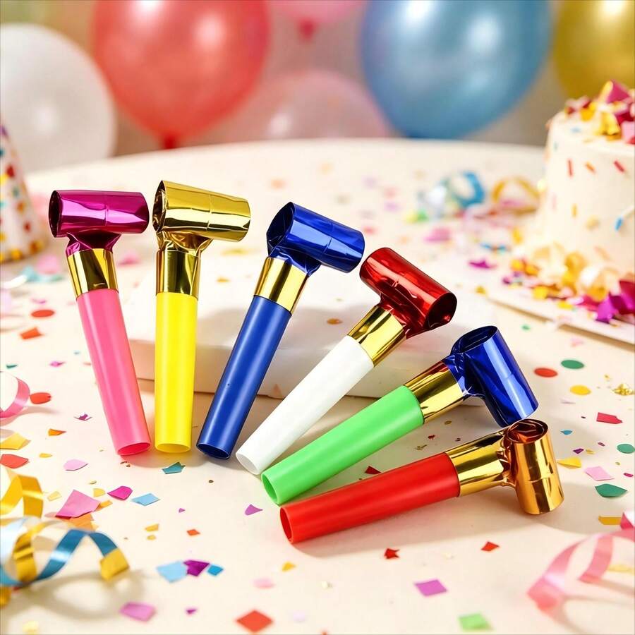 Small Dragon Whistle Sound-Making Toy, Random Color, Suitable For Festivals, Holidays, Adult Celebrations, Commercial Events, Fun Games, Party Supplies - Multicolor - View 1