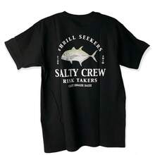 Men's T-Shirt Salty GT Standard Black Crew Neck - 黑色 - 查看 1