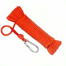1-Buckle Nylon Rope, Camping Gear, Pet Leash And Outdoor Activities, Camping Gear Essentials | Durable Rope | Rope Head Details - White - View 12