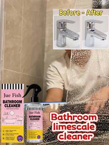 Bathroom Limescale Cleaner, Direct Spray No Scrubbing, Quickly Dissolve Water Stains, White Scale, Soap Scum, Mineral Deposits, Easily Remove Stubborn Limescale From Shower Heads And Glass - Liquid - View 4