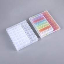 Plastic Storage Box For Nail Art Decoration And Jewelry Rhinestone Sequin Earrings Organizer - Multicolor - View 5