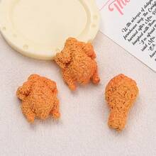 2/6/10/12pcs Magnet Kulkas Simulasi Ayam Goreng Kreatif, Magnet Kulkas Kaki Ayam Bahan Resin, Aksesori Dekorasi Anotasi Foto Dapur Bertema Makanan Menarik, Aksesori Kantor - beraneka warna - View 5
