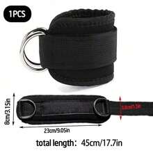 XISIYUJZ Ankle Straps Ankle Resistance Band Wrist Wraps Padded Straps Adjustable Fitness Hip Kick D-Ring Suitable For Cable Machine Gym Foot Leg Training Support - Multicolor - View 5