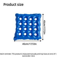 Inflatable Air Hole Seat Cushion,Chair Cushion, Butt Pillow, Pressure Relief Breathable PVC Square Seat Pad For Office Chair Wheelchair - Random Color - View 3