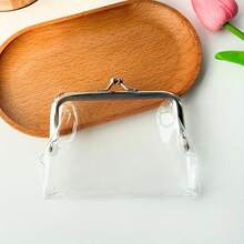 3 túi đựng tiền xu trong suốt khóa bấm, túi lưu trữ mini chống nước, túi đựng mỹ phẩm, thẻ, chìa khóa và vật dụng nhỏ cầm tay - Một kích cỡ phù hợp cho tất cả - Xem 8