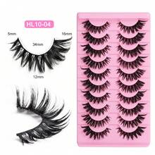10 Pairs Fox Style False Eyelashes, DIY Eyelashes, Natural Style Soft And No Shedding, Suitable For Beginners Daily Makeup - View 13
