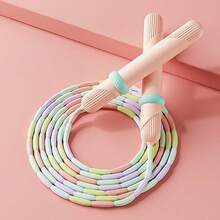 1Pc Adjustable Bamboo Joint Skipping Rope, Anti-Tangle Jump Rope For Beginners, Fitness Training Exercise Equipment For Daily Workout - Multicolor - View 15