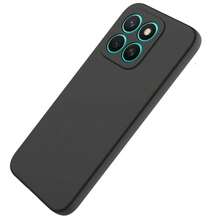 Honor X8C 手機殼，附相機保護，薄型防震彈性黑色磨砂軟矽膠保護套 - 黑色 - 查看 5