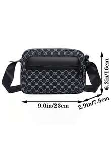 Fashion Personalized Small Bag Ladies Shoulder Crossbody Bag With A Small Hong Kong Fashion Crossbody Bag - Black - View 3
