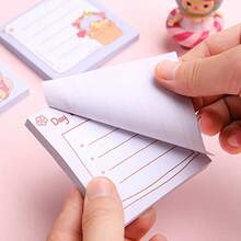 320 Sheets Cute Cat Sticky Notes Set, 4 Packs Cartoon Lazy Cat Memo Pads (80 Sheets Each), Kawaii Stationery For Office School Planner & To-Do List - 320 Sheets - View 3