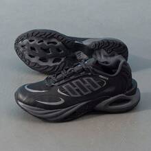 adidas Climacool Vento 4.0 百搭舒適 PU織物合成革減震回彈 低筒跑步鞋 男女同款 黑色 - 黑色 - 查看 3