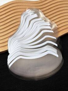 50PCS Disposable Forehead Face Shield Barrier Patches, Haircut Face Mask, Anti-Hair Splatter Protective Tool For Hair Salon - Multicolor - View 3
