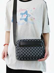 Fashion Personalized Small Bag Ladies Shoulder Crossbody Bag With A Small Hong Kong Fashion Crossbody Bag - Black - View 6