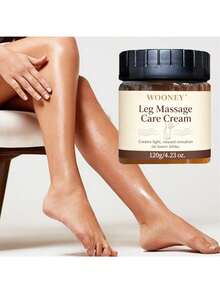Collagen Leg Massage Care Cream With Mild Plant Ingredients Smooth Texture For At Home Leg Massage Soften Dry Rough Leg Skin Keep Skin Hydrated Suitable For Walking Sports And Long Time Sitting Daily Body Skin Care Lotion - 1 PCS - View 2