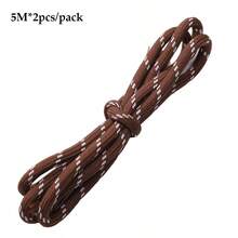 5M*2件/包 5mm 多功能圓芯彩色編織繩，DIY手工串珠繩，戶外帳篷使用 - 條紋款 - 查看 26