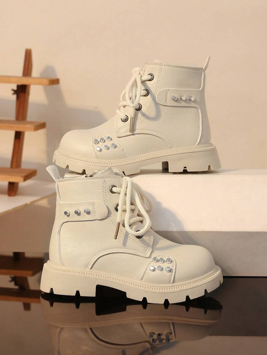 Children's Boots, New Style Single Lining Anti-Slip Casual Boots - Beige - View 1