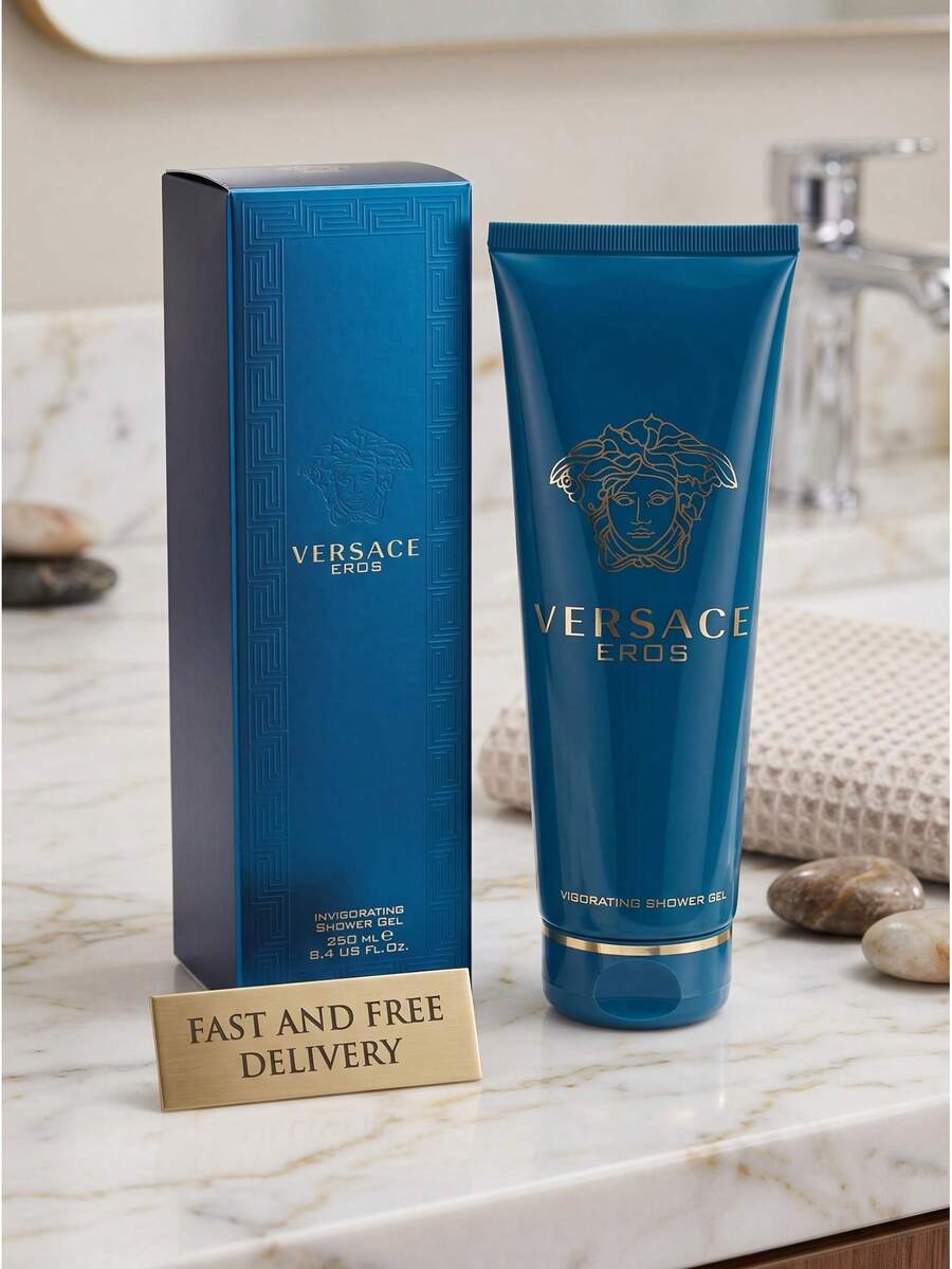 Versace Eros Invigorating Shower Gel For Men 250 Ml / 8.4 Oz - Style Type default - View 1