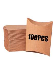 100/50/20/10個純色枕頭禮盒，牛皮紙禮品包裝盒，適用於婚禮、新娘派對、週年慶祝、生日、節日派對伴手禮裝飾 - 彩色 - 查看 43