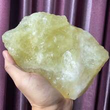 Natural Yellow Quartz Rough Stone, Large Size Yellow Quartz Crystal Rough Stone, Natural Yellow Quartz Crystal Rough Stone, Large Block Yellow Quartz Crystal Rough Stone, Indoor Decoration Large Yellow Quartz Ornament, Large Crystal Carving Material - Yellow - View 12