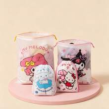 1個 Sanrio 防水抽繩袋 可愛 My Melody Kuromi Hello Kitty Cinnamoroll 旅行收納袋 - 收納袋 - 查看 3