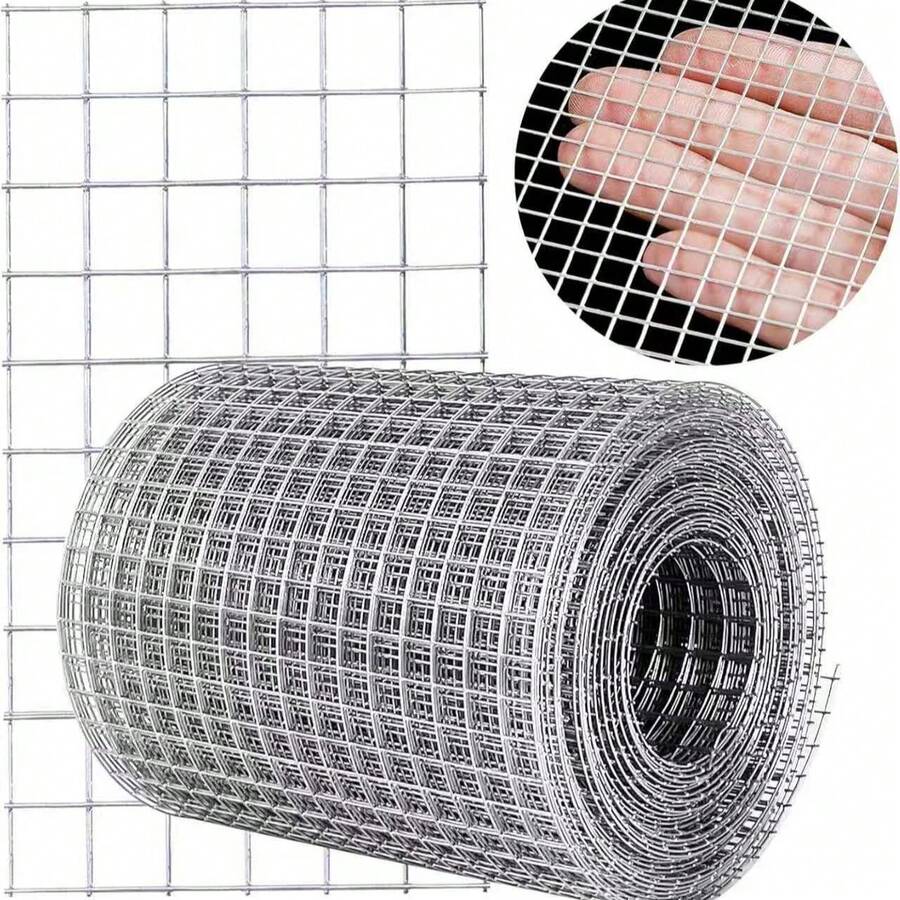 1 Roll Of Galvanized Welded Wire Mesh-4 Inches * 16.4 Feet. Durable Wire Mesh Suitable For DIY Animal Fencing, Garden Fencing, And Craft Projects. Hot-Dip Galvanized Finish Provides Corrosion Resistance And A Sturdy Construction. - 4 In - 6.4 Ft - View 1
