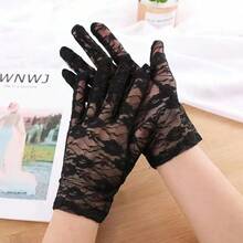 Women's Sun Protection Gloves, Thin Summer Style, Cute, Suitable For Driving And Cycling, Touchscreen Compatible, Lace, Breathable, Non-Slip, Suitable For Electric Scooters - Multicolor - View 14