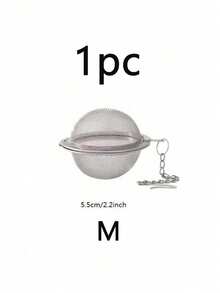 3pcs/1pc (S/M/L) Stainless Steel Tea Infuser Ball - Round Mesh Ball Suitable For Loose Tea, Spices And Stewing Seasoning - Essential Kitchen Tool With Chain And Hook, Convenient For Brewing And Steeping, Kitchen Supplies, Essential Stewing Seasoning, Suitable For Family And Friends, Valentine's Day, Holiday Party, Kitchen Accessories, Kitchen Decor, Kitchen Accessories, Kitchen Supplies, Home Accessories, Kitchen Storage Supplies, Camping Essentials, Holiday Essentials, Kitchen Essentials, Kitchen Decor And Accessories - Multicolor - View 14