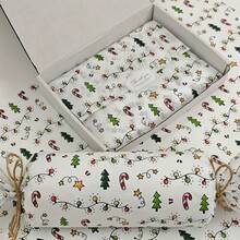 60/30/10 Sheets Christmas Lantern Pattern Tissue Paper, 20*14 Inch Gift Wrapping Paper, Suitable For Christmas, Winter, Thanksgiving, Birthday Gift Wrapping, Bouquet Filling And Party Gift Wrapping, Best For Christmas, Perfect Match For Thanksgiving - Multicolor - View 3