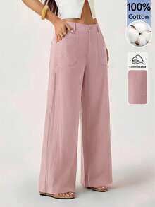 Women Pants - 灰玫瑰 - 查看 1