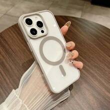 Luxury Candy Wireless Charging Phone Case Compatible With IPhone 17 Pro Max 16 15 14 13 12 11 Mini 15 Plus 16 Pro 17 E Magnetic Protective Shell - Grey - View 7