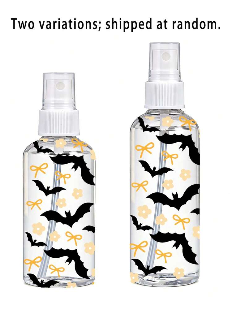 Bow Halloween Pattern Fine Mist Spray Bottle - Ultra Fine Mist Water Spray Bottle, Featuring Scary Orange Pumpkin, Bat, Spider Web Patterns, Fine Mist Facial Spray Bottle, Mini Alcohol Spray Bottle, Toner Refill Bottle, Bathroom Spray Bottle, Suitable For Hair Care, Home Cleaning, Plant Watering, Halloween Gift, Party Decoration, Thanksgiving Decoration And Autumn Party, Summer Must-Have - Multicolor - View 14