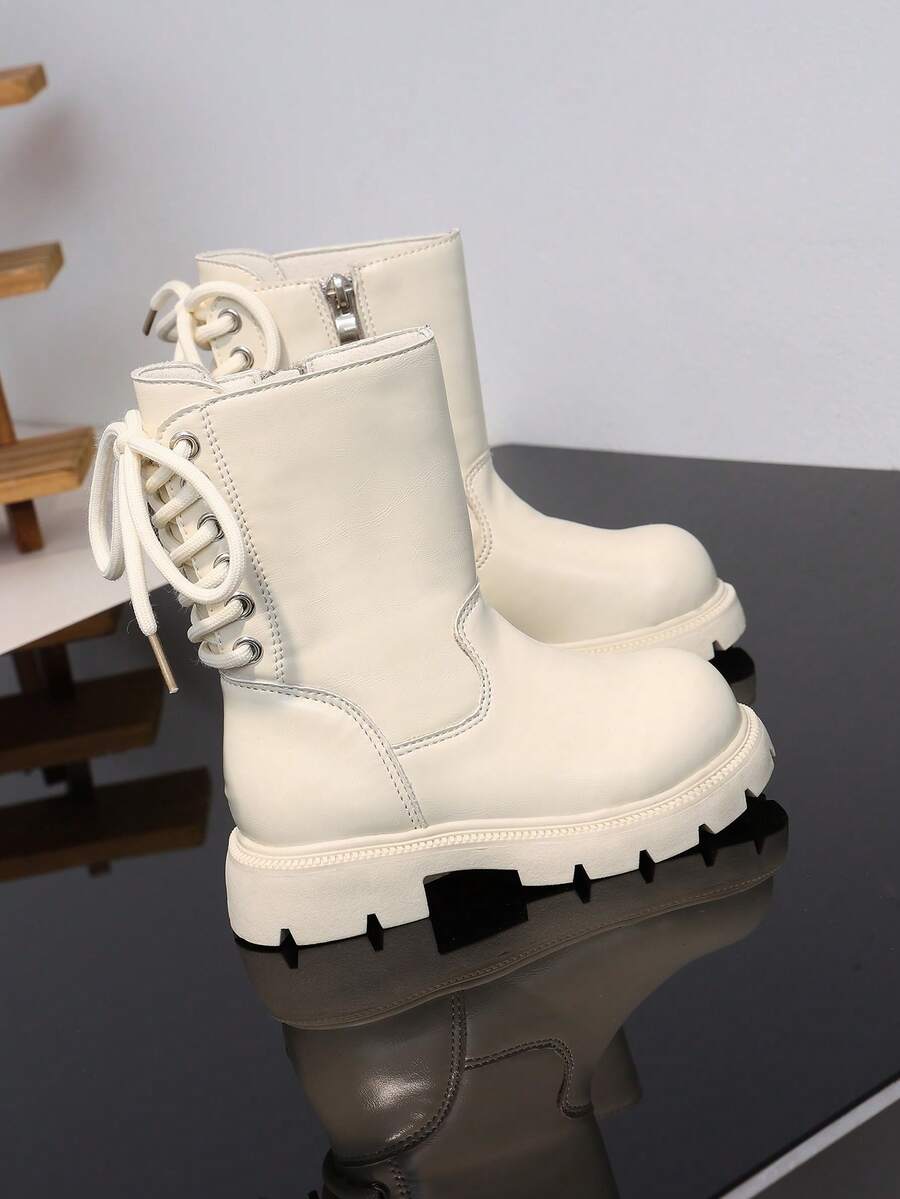 Children's Boots, New Style Single Lining Non-Slip Casual Boots - Beige - View 1
