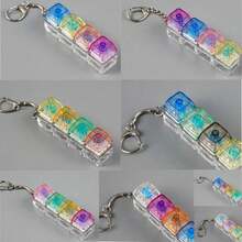 1 buah Mainan Penghilang Stres Keyboard, Gantungan Kunci Penghilang Stres Keyboard, Tombol Penghilang Stres Keyboard, Mainan Klik Jari, Mainan Tombol Penghilang Stres, Hadiah Penghilang Stres, Mainan Penghilang Stres untuk Remaja, Produk Tidak Mengandung Baterai - MultiWarna - View 2