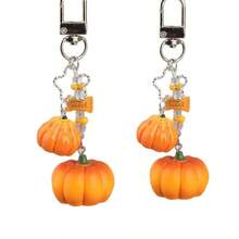 Realistic Vegetable Pumpkin Keychain, Sweet Girl Style Backpack Charm, Korean-Japanese Versatile Bag Accessory, Party Decoration - Multicolor - View 6