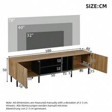 Television Stands & Entertainment Centers - 黑色 - 查看 2