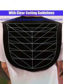 Capa de Silicone para Tingimento e Permanente de Cabelo, Capa de Ombro à Prova d'Água e Anti-Vazamento, Avental de Cabeleireiro - Preto - Visão 7