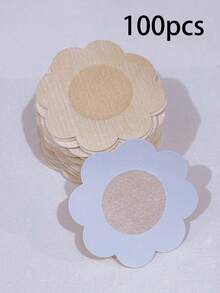 2/10/100/200pcs Disposable Nipple Covers, Seamless Breathable Self-Adhesive Invisible Breast Pads, Suitable For Women's Low-Cut Evening Dresses, Bra Accessories, Prevent Exposure - Multicolor - View 12