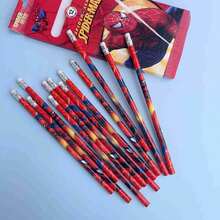 1set Anime Hero HB Pencils, Smooth Writing Stationery, School Supplies And Thoughtful Decorative Gifts - Multicolor - View 2