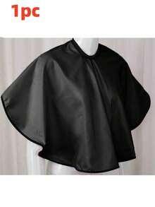 1pc Professional Large Hairdressing Cape With Snap Buttons, Unisex Adult Black Barber Cape, Men's Salon Cape, Waterproof Hair Styling Cape, Hairdresser Long Robe - Multicolor - View 12