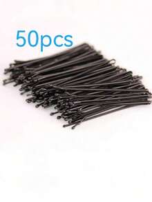 100/50/10件組 髮髻工具，黑色髮夾 - 黑色 - 查看 5
