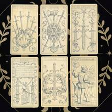 Tarot, 78 Cards, Classic Waite Series, Suitable For Beginners, Christmas, Birthday, Party Games, Divination Card Game Accessory Toy - Multicolor - View 3