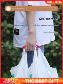 Portable Plastic Shopping Bag Clip, With Comfortable Grip, Durable Basic Shopping Bag Holder, Convenient For Shopping And Home Storage, Prevents Bag Tearing - Multicolor - View 2
