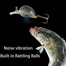 Mixed Hard Soft Fishing Lures Tackle Box Kit, Contains Minnow Popper Crankbait Metal Spoon Crawfish Soft Baits, Realistic 3D Painting With Sharp Treble Hooks, Divided Clear Storage Box For Bass Trout Fresh Saltwater Angling Gear - Multicolor - View 3