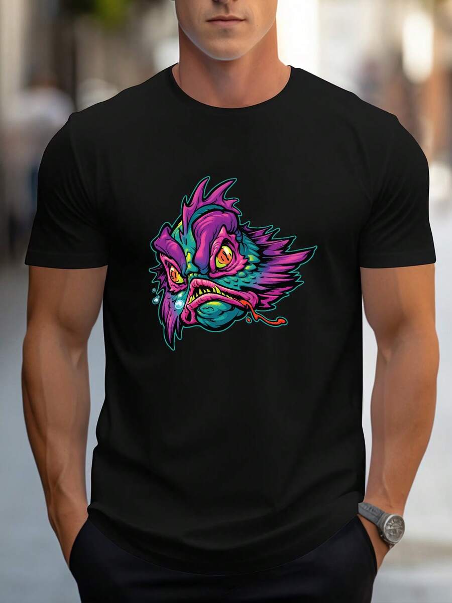 Camisetas de hombre - Negro - Ver 1