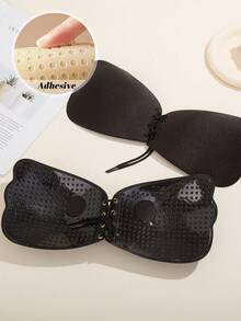 1/2 PCS Invisible Self-Adhesive Push-Up Bras – Strapless Backless Bra Set, Seamless Lift-Up, Breathable & Anti-Sagging For Wedding & Summer Outfits - Multicolor - View 7