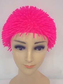 1 Stück stacheliger Gummiball-Hut, lustiger stacheliger Kopfschmuck, geeignet für Streiche, Partys, Feiertagskostüm-Requisiten, Unisex Karnevalsball-Accessoire, Party-Mitgebsel - A - Übersicht 6