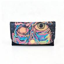Pop Art Print Smoking Accessories Storage Bag, Oil Painting Colorful Flap Portable Tool Bag, Outdoor Anti-Pressure Leather Storage Pouch, Holiday Gift, Valentine's Day Gift! - G - View 9